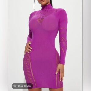 LIKE IT HOT SEAMLESS MINI DRESS